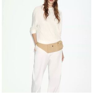 ZARA Basic Beige LONG SLEEVE SIZE S